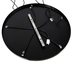 QAZQA Pendelleuchten|Wohnzimmerlampen*Industrielle Hängelampe schwarz mit Messing 5 Lichter - Haicha