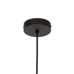 QAZQA Pendelleuchten|Wohnzimmerlampen*Industrielle Hängelampe schwarz - Jim