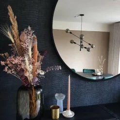 QAZQA Schlafzimmerlampen|Küchenlampen*Industrielle Hängelampe schwarz 6-flammig - Sydney