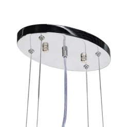 QAZQA Küchenlampen|Esszimmerlampen*Industrielle Hängelampe schwarz mit Gold 115 cm - Magna