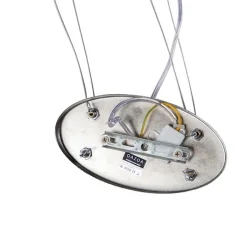 QAZQA Küchenlampen|Esszimmerlampen*Industrielle Hängelampe schwarz mit Gold 115 cm - Magna