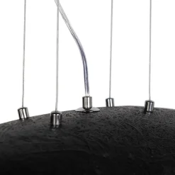 QAZQA Küchenlampen|Esszimmerlampen*Industrielle Hängelampe schwarz mit Gold 115 cm - Magna