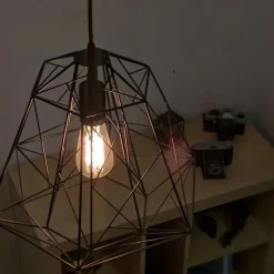 QAZQA Pendelleuchten|Wohnzimmerlampen*Industrielle Hängelampe schwarz - Framework Basic