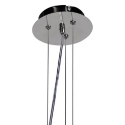 QAZQA Pendelleuchten|Wohnzimmerlampen*Industrielle Hängelampe schwarz mit Gold 50 cm - Magna