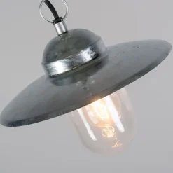 QAZQA Gartenbeleuchtung|Pendelleuchten Außen*Industrielle Hängelampe Zink IP44 - Munich