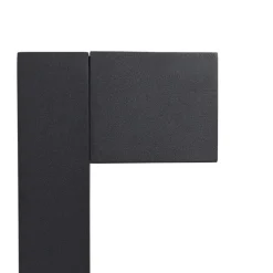 QAZQA Stehlampen Außen|Gartenbeleuchtung*Industrielle Outdoor-Stehleuchte Dunkelgrau 65 cm IP44 - Baleno