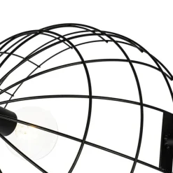 QAZQA Stehlampen|Wohnzimmerlampen*Industrielle Stativ-Stehleuchte schwarz 50 cm verstellbar - Hanze