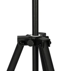 QAZQA Stehlampen|Wohnzimmerlampen*Industrielle Stativ-Stehleuchte schwarz 50 cm verstellbar - Hanze