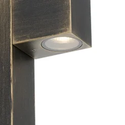 QAZQA Stehlampen Außen|Gartenbeleuchtung*Industrielle stehende Außenlampe Antikgold 65 cm IP44 - Baleno