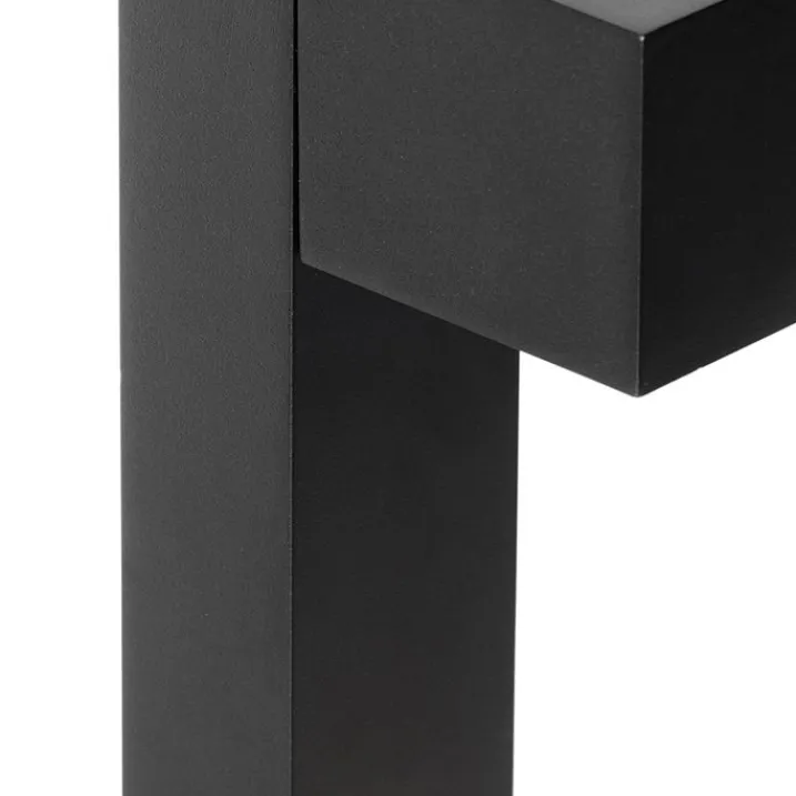 QAZQA Gartenbeleuchtung|Stehlampen Außen*Industrielle stehende Außenlampe schwarz 35 cm IP44 - Baleno