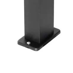 QAZQA Gartenbeleuchtung|Stehlampen Außen*Industrielle stehende Außenlampe schwarz 35 cm IP44 - Baleno