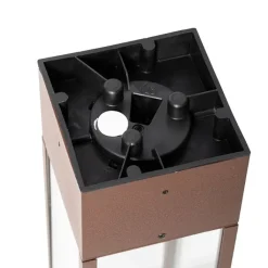 QAZQA Gartenbeleuchtung|Stehlampen Außen*Industrielle stehende Außenlampe rostbraun 40 cm IP44 - Charlois