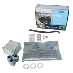 QAZQA Stehlampen Außen|Gartenbeleuchtung*Industrielle stehende Außenlampe Antikgold 35 cm IP44 - Baleno