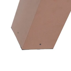 QAZQA Stehlampen Außen|Gartenbeleuchtung*Industrielle stehende Außenlampe rostbraun 80 cm IP44 - Charlois