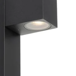 Kinder QAZQA Preisvorteil Auf Leuchtmittel|Smarte Glühbirnen*Industrielle stehende Außenlampe schwarz 65 cm IP44 - Baleno