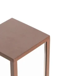 QAZQA Gartenbeleuchtung|Stehlampen Außen*Industrielle stehende Außenlampe rostbraun 80 cm IP44 - Charlois