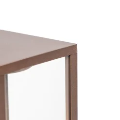 QAZQA Stehlampen Außen|Gartenbeleuchtung*Industrielle stehende Außenlampe rostbraun 40 cm IP44 - Charlois