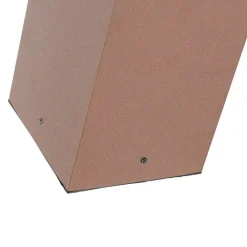 QAZQA Stehlampen Außen|Gartenbeleuchtung*Industrielle stehende Außenlampe rostbraun 40 cm IP44 - Charlois