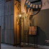 QAZQA Stehlampen|Wohnzimmerlampen*Industrielle Stehlampe schwarz - Bliss Vefa