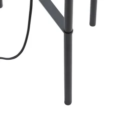 QAZQA Stehlampen|Wohnzimmerlampen*Industrielle Stehlampe schwarz - Bliss Vefa