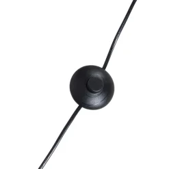 QAZQA Schlafzimmerlampen|Küchenlampen*Industrielle Stehlampe schwarz mit goldenen 3-Lichtern - Emilienne Novo