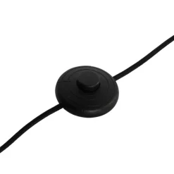 QAZQA Schlafzimmerlampen|Küchenlampen*Industrielle Stehleuchte schwarz mit goldenem Innenleben 60 cm - Magnax