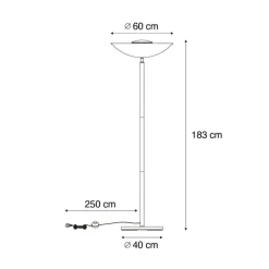 QAZQA Schlafzimmerlampen|Küchenlampen*Industrielle Stehleuchte schwarz mit goldenem Innenleben 60 cm - Magnax