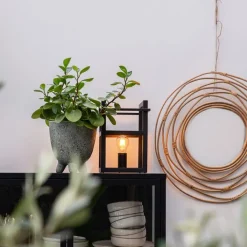 QAZQA Tischlampen|Wohnzimmerlampen*Industrielle Tischlampe schwarz - Cage Rack