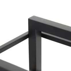 QAZQA Tischlampen|Wohnzimmerlampen*Industrielle Tischlampe schwarz - Cage Rack