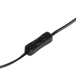 QAZQA Tischlampen|Wohnzimmerlampen*Industrielle Tischlampe schwarz 18 cm - Emado