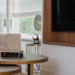 QAZQA Tischlampen|Wohnzimmerlampen*Industrielle Tischlampe schwarz 18 cm - Emado