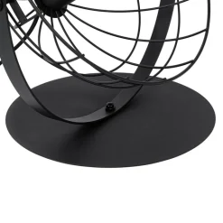 QAZQA Tischlampen|Wohnzimmerlampen*Industrielle Tischlampe schwarz verstellbar - Hanze