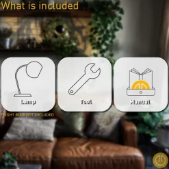 QAZQA Tischlampen|Wohnzimmerlampen*Industrielle Tischlampe schwarz verstellbar - Hanze