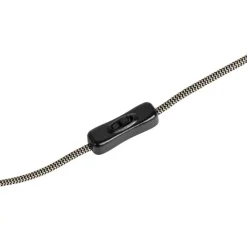 QAZQA Schlafzimmerlampen|Esszimmerlampen*Industrielle Tischlampenstativ aus Stahl mit kippbarem Holz - Emado