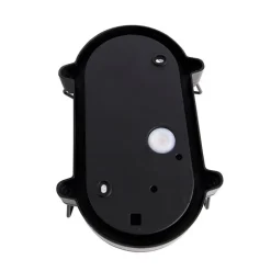 QAZQA Gartenbeleuchtung|Außenwandleuchten*Industrielle Wand- und Deckenleuchte schwarz oval IP44 - Noutica