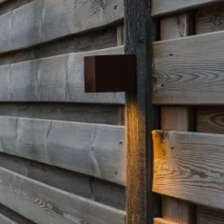 QAZQA Gartenbeleuchtung|Außenwandleuchten*Industrielle Wandleuchte rostbraun IP44 - Baleno I.