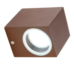 QAZQA Gartenbeleuchtung|Außenwandleuchten*Industrielle Wandleuchte rostbraun IP44 - Baleno I.