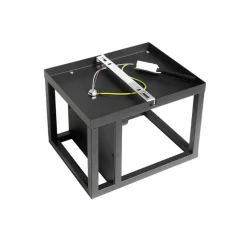 QAZQA Schlafzimmerlampen|Küchenlampen*Industrielle Wandleuchte schwarz mit Gestell - Cage Rack