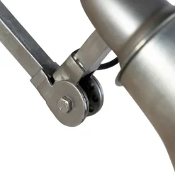 QAZQA Wandleuchten|Wohnzimmerlampen*Industrielle Wandleuchte grau verstellbar - Mersey