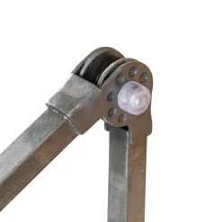 QAZQA Wandleuchten|Wohnzimmerlampen*Industrielle Wandleuchte grau verstellbar - Mersey