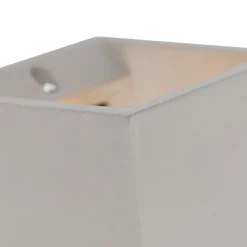 QAZQA Wandleuchten|Wohnzimmerlampen*Industrielle Wandleuchte Beton mit Lichteffekt - Box