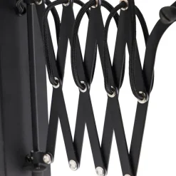 QAZQA Wandleuchten|Wohnzimmerlampen*Industrielle Wandleuchte schwarz verstellbar - Merle