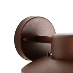 QAZQA Gartenbeleuchtung|Außenwandleuchten*Industrielle Wandleuchte Rostbraun IP44 - Shell