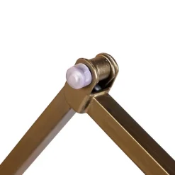 QAZQA Wandleuchten|Wohnzimmerlampen*Industrielle Wandleuchte Messing verstellbar - Avon