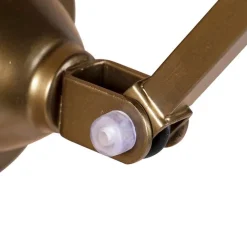 QAZQA Wandleuchten|Wohnzimmerlampen*Industrielle Wandleuchte Messing verstellbar - Avon