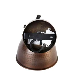 QAZQA Schlafzimmerlampen|Küchenlampen*Industrielle Wandleuchte Kupfer mit Messing verstellbar - Liko