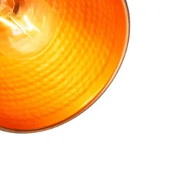 QAZQA Schlafzimmerlampen|Küchenlampen*Industrielle Wandleuchte Kupfer mit Messing verstellbar - Liko