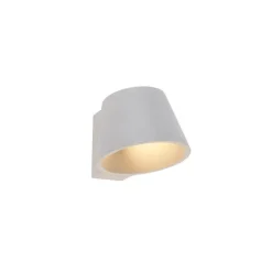 QAZQA Schlafzimmerlampen|Küchenlampen*Industrielle Wandleuchte Beton mit Lichteffekt - Cup