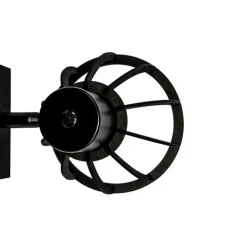 QAZQA Wandleuchten|Wohnzimmerlampen*Industrielle Wandleuchte schwarz verstellbar - Fotu