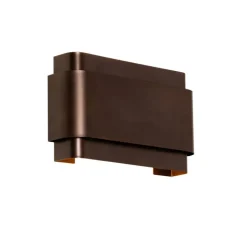 QAZQA Wandleuchten|Wohnzimmerlampen*Industrielle Wandleuchte dunkelbronze 2-flammig - Coen